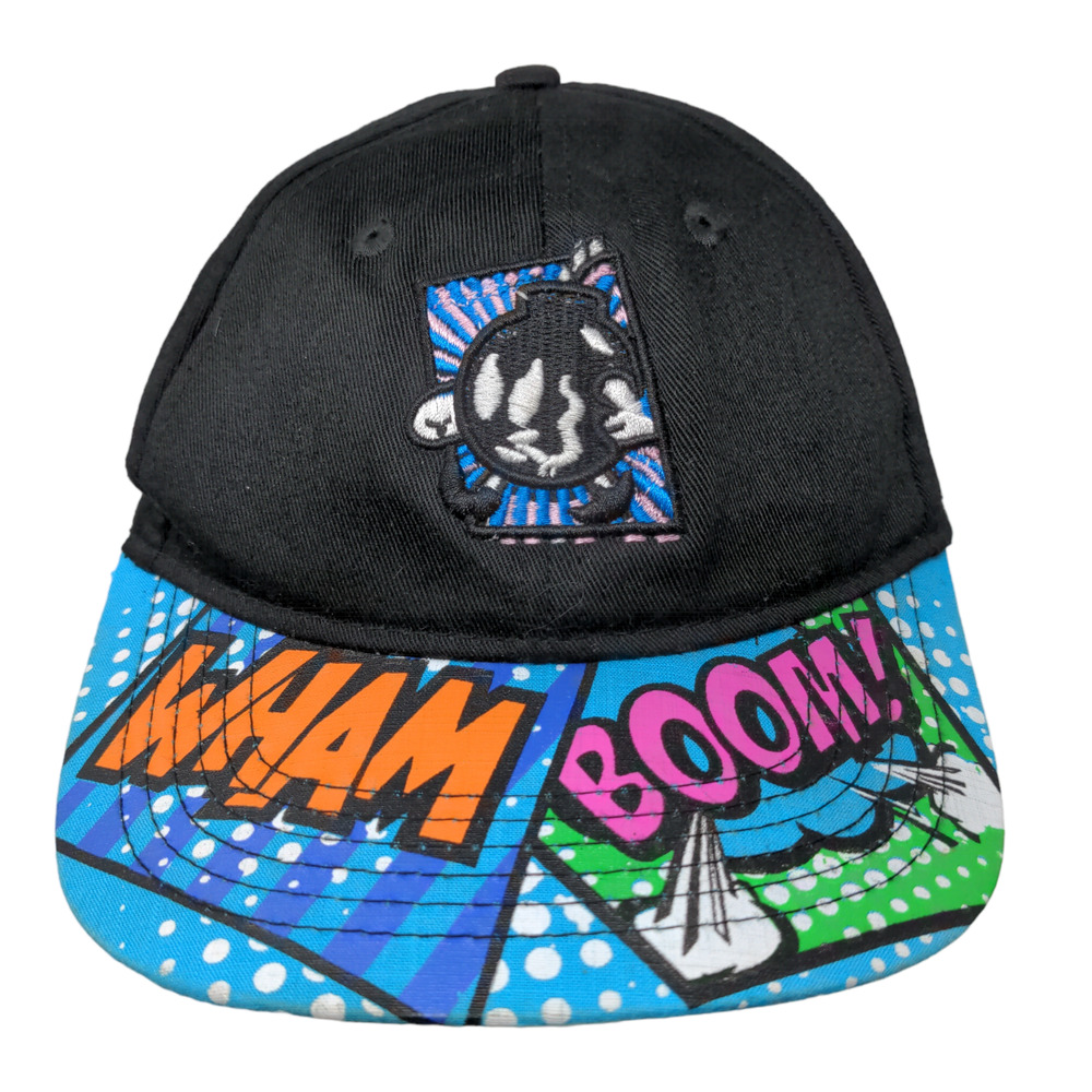 Sacred Crown Men's Snapback Hat Black OSFA Embroidered Bomb Logo Wham Boom